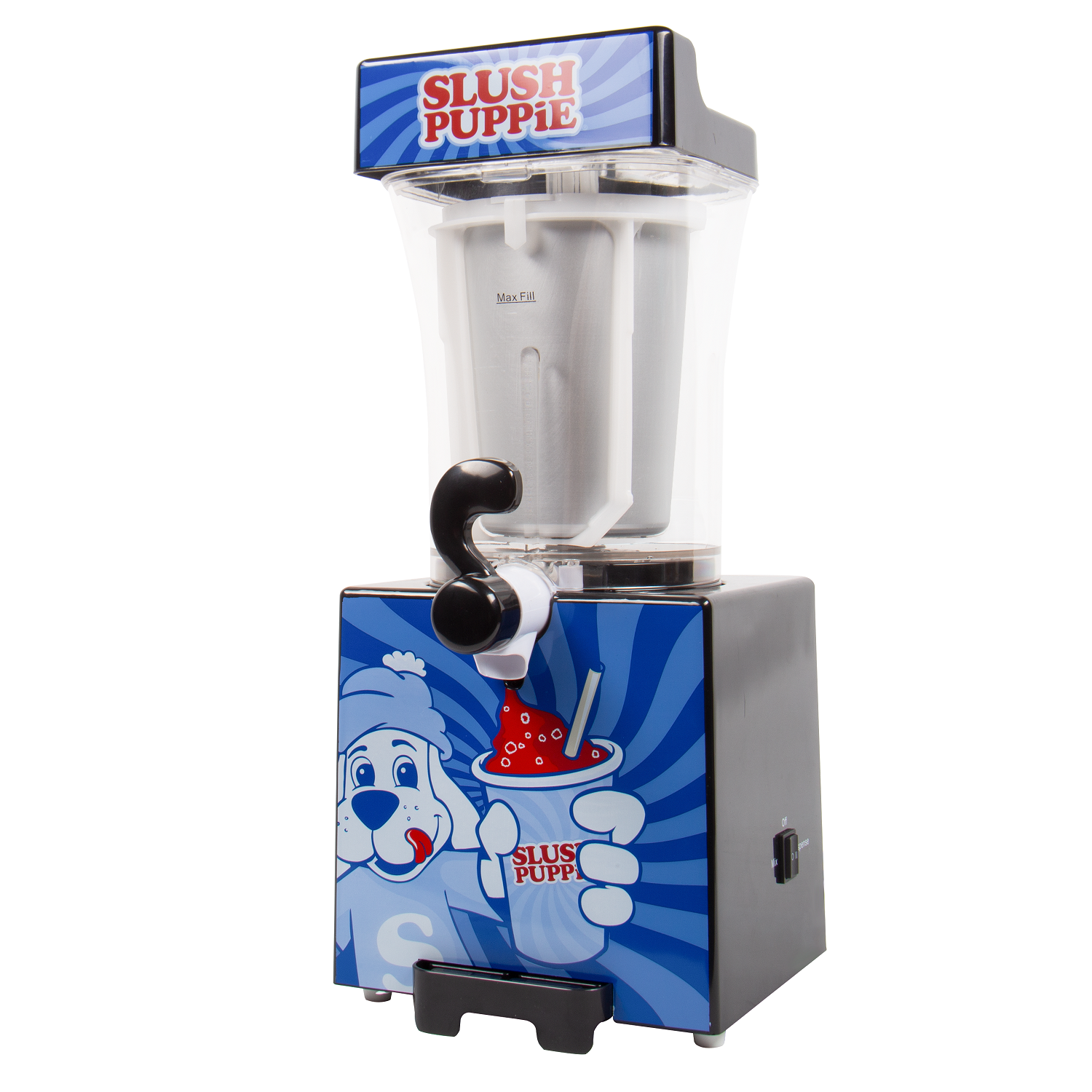 1L PUPPiE Maker - Blau) Eismaschine (20 XL Watt, FIZZ Slushie SLUSH CREATIONS