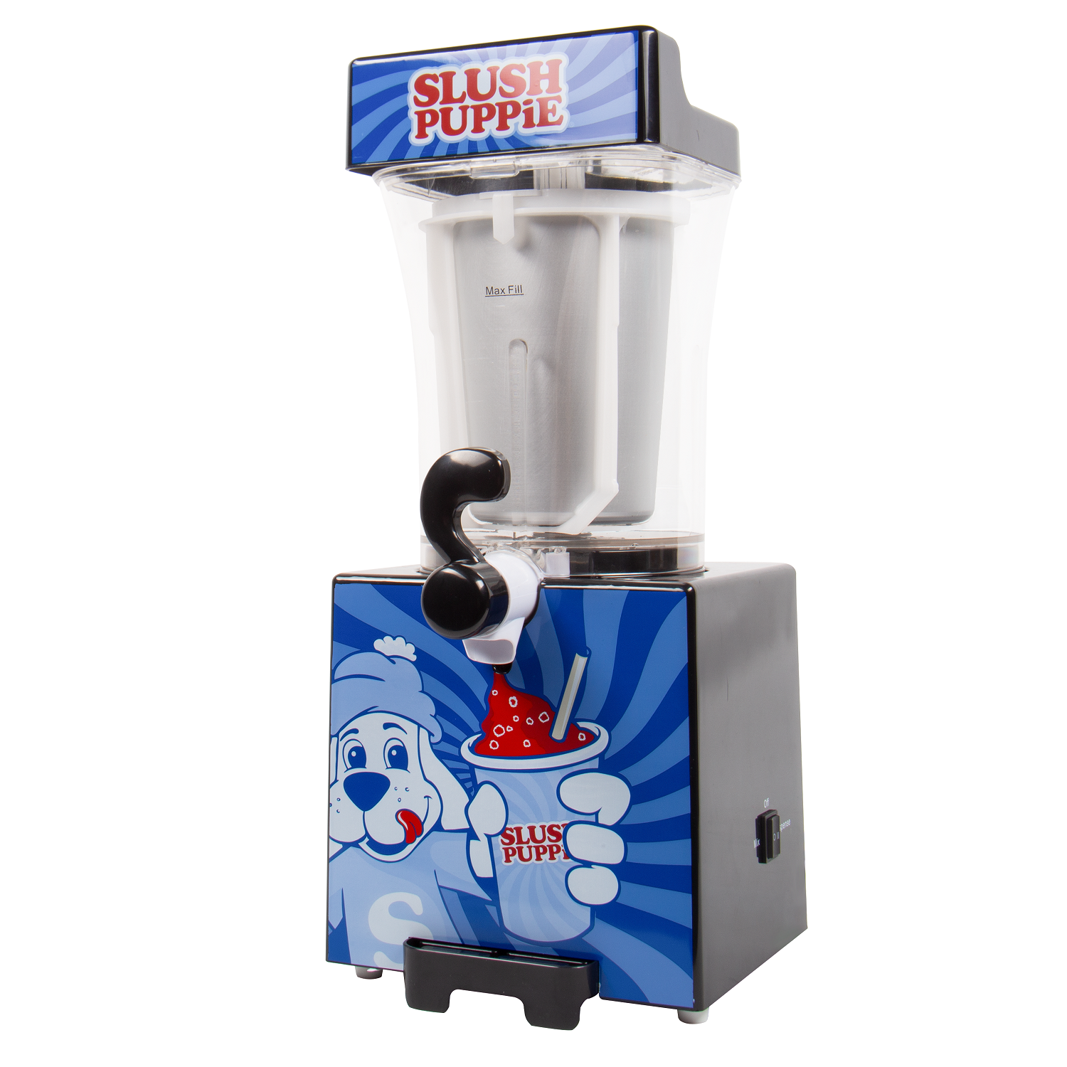 (20 - CREATIONS Blau) Slushie PUPPiE Watt, FIZZ Eismaschine 1L SLUSH XL Maker