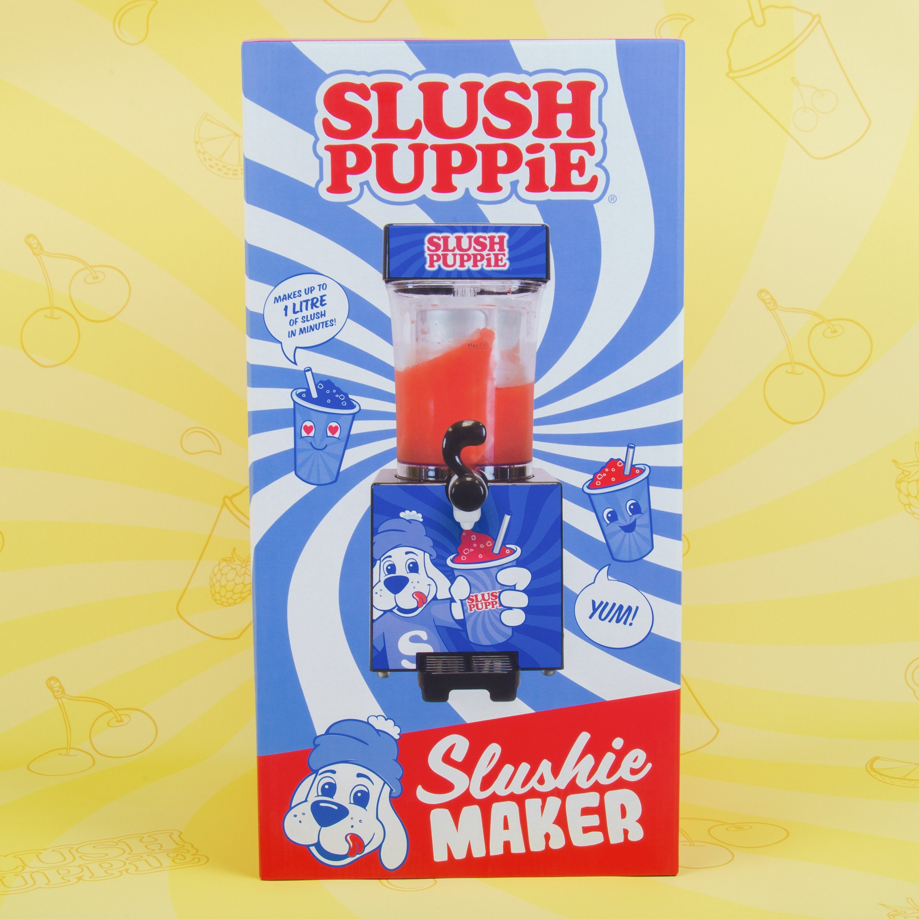 FIZZ CREATIONS SLUSH PUPPiE - 1L XL Eismaschine (20 Maker Slushie Blau) Watt