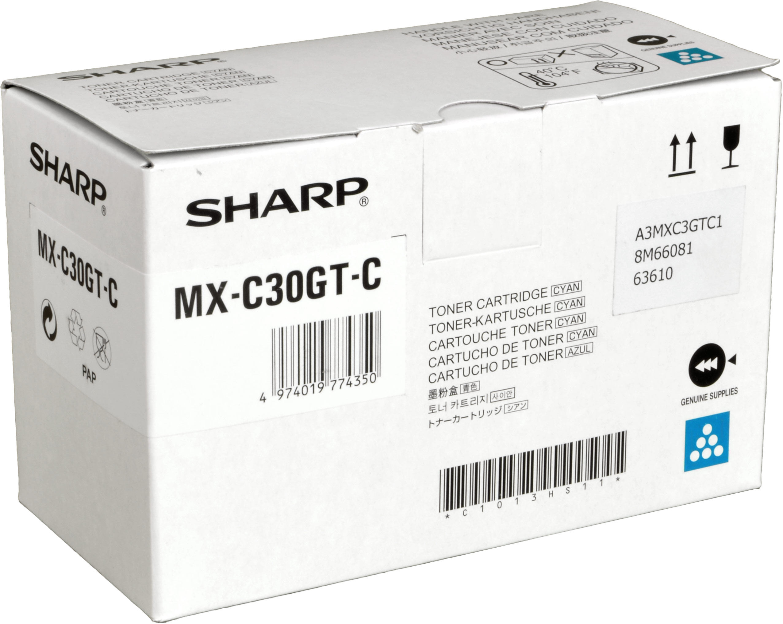 MX-C30GTC (MX-C30GTC) Toner SHARP cyan