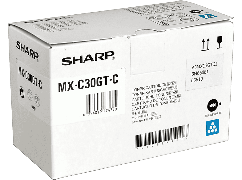SHARP MX-C30GTC Toner cyan (MX-C30GTC)