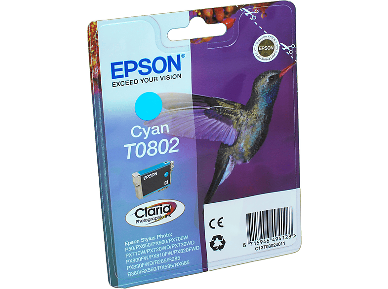 C13T08024010 EPSON Tinte (C13T08024010) cyan