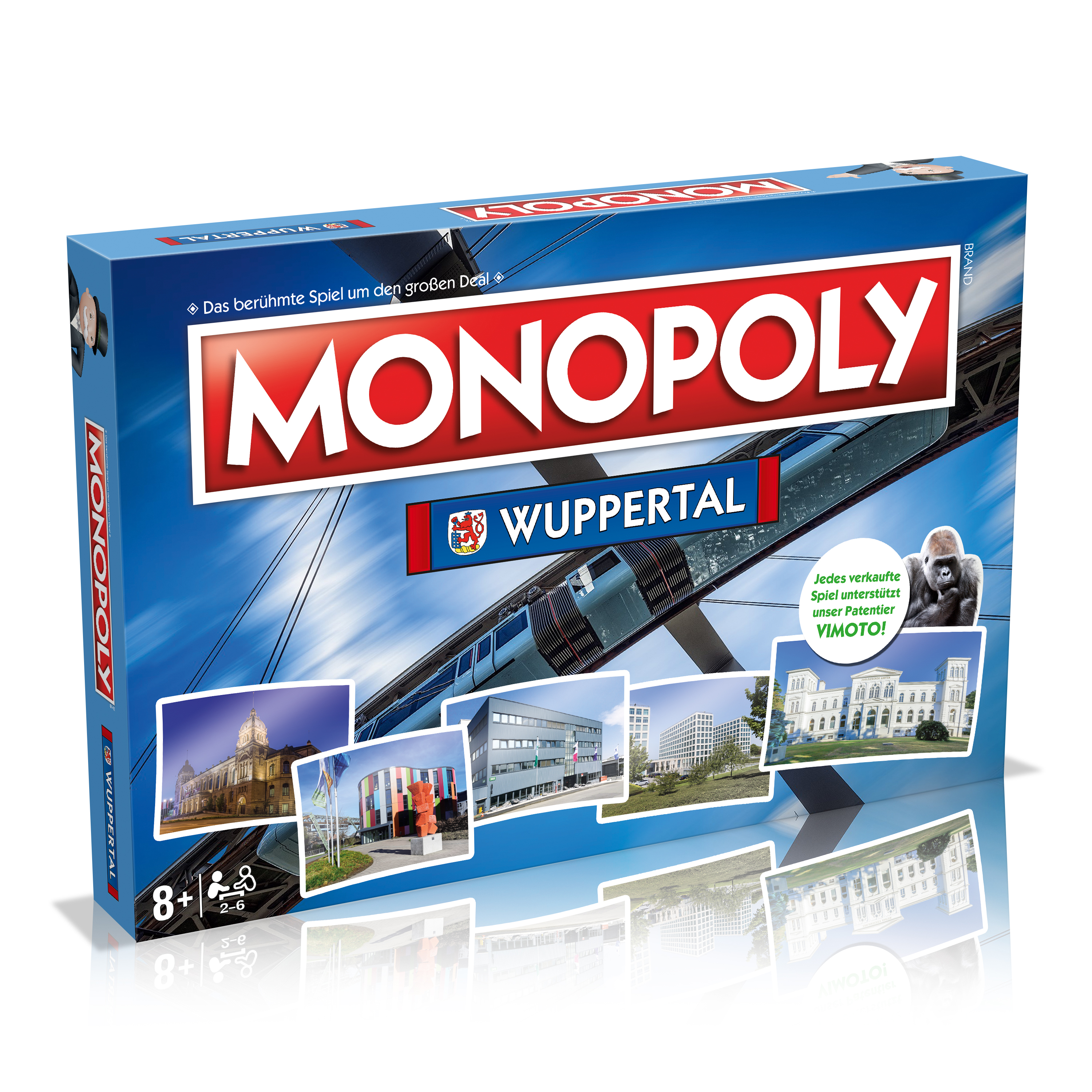 WINNING MOVES Monopoly Wuppertal Brettspiel