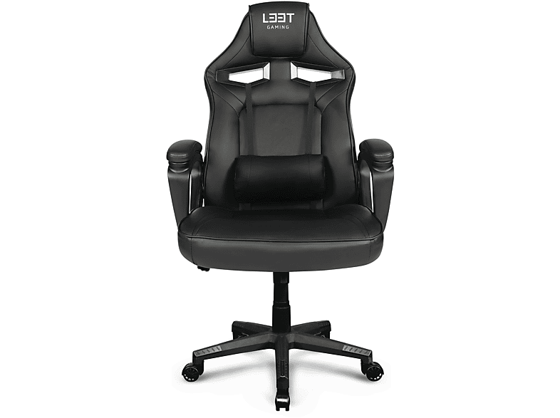 L33T 160565 Gaming Stuhl, schwarz