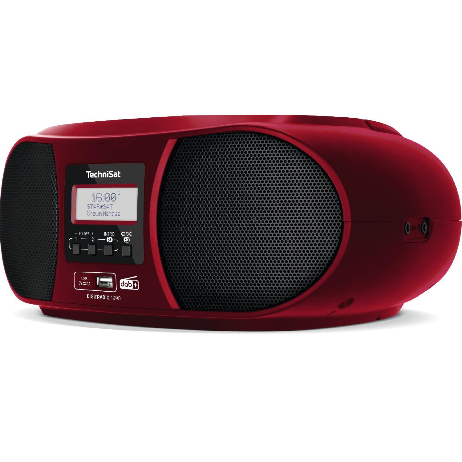 DAB-Radio, rot 1990 FM, TECHNISAT Bluetooth, DigitRadio