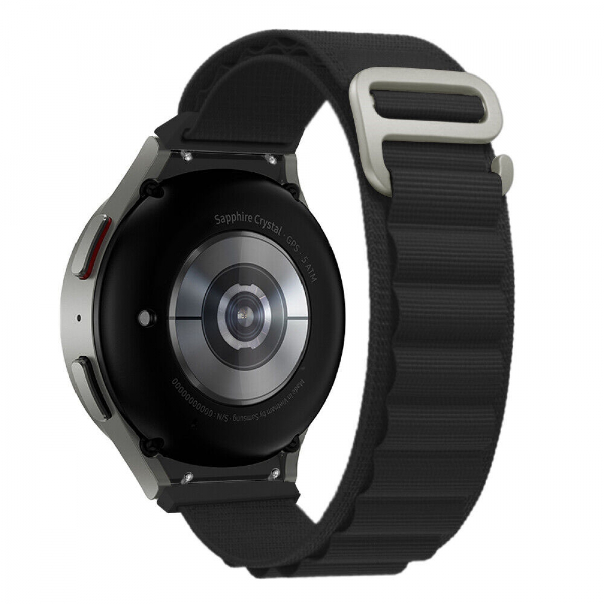 CASEONLINE Artic, Smartband, Samsung, 4 Galaxy (40mm), Schwarz Watch