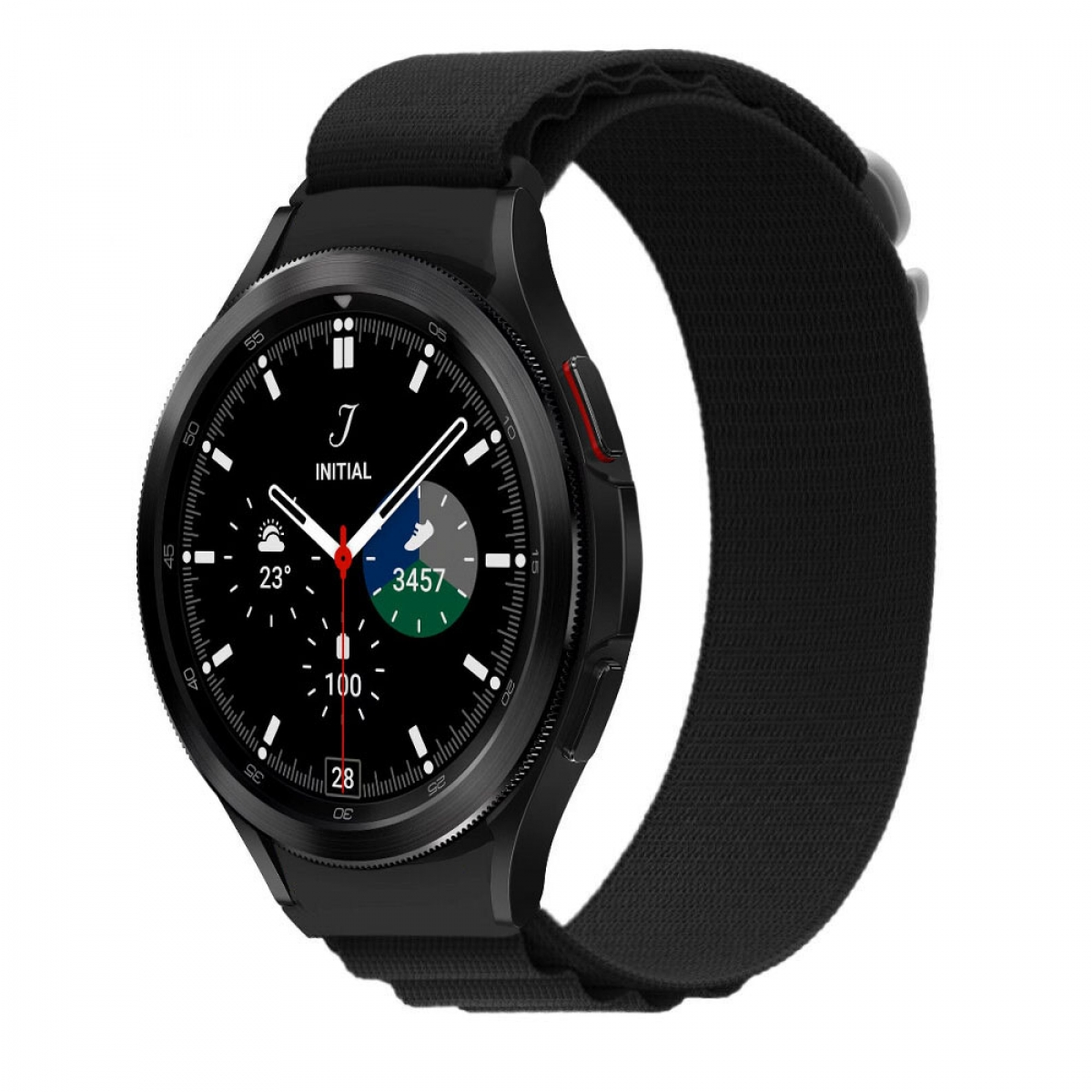 CASEONLINE Artic, Smartband, Samsung, Galaxy (46mm), Schwarz Classic Watch 4