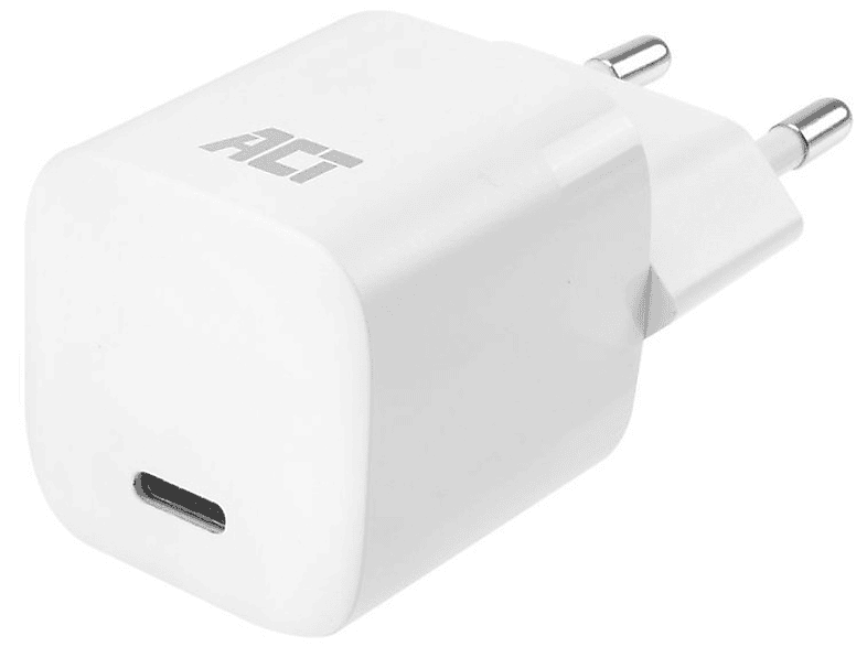ACT AC2130 USB-C Ladegerät Universal, 30 W, Weiß