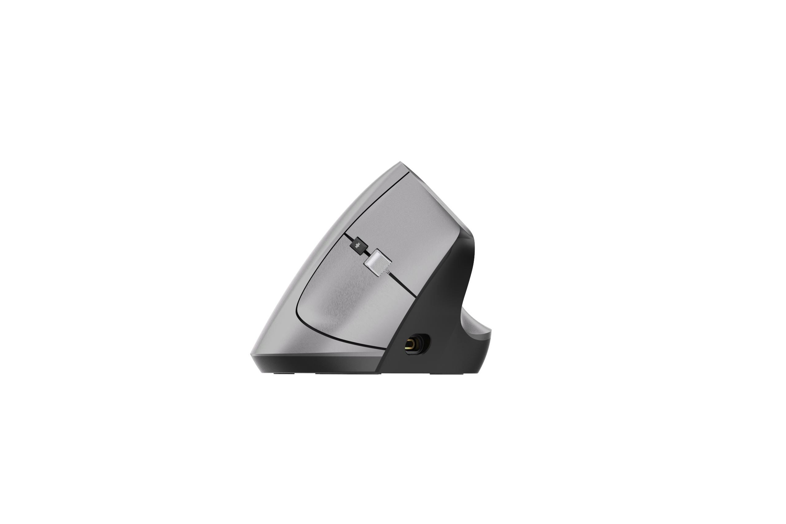 Maus, Notebook Office Maus PUSAT für Wireless/Bluetooth Laptop Grey Ergo Ergonomisch