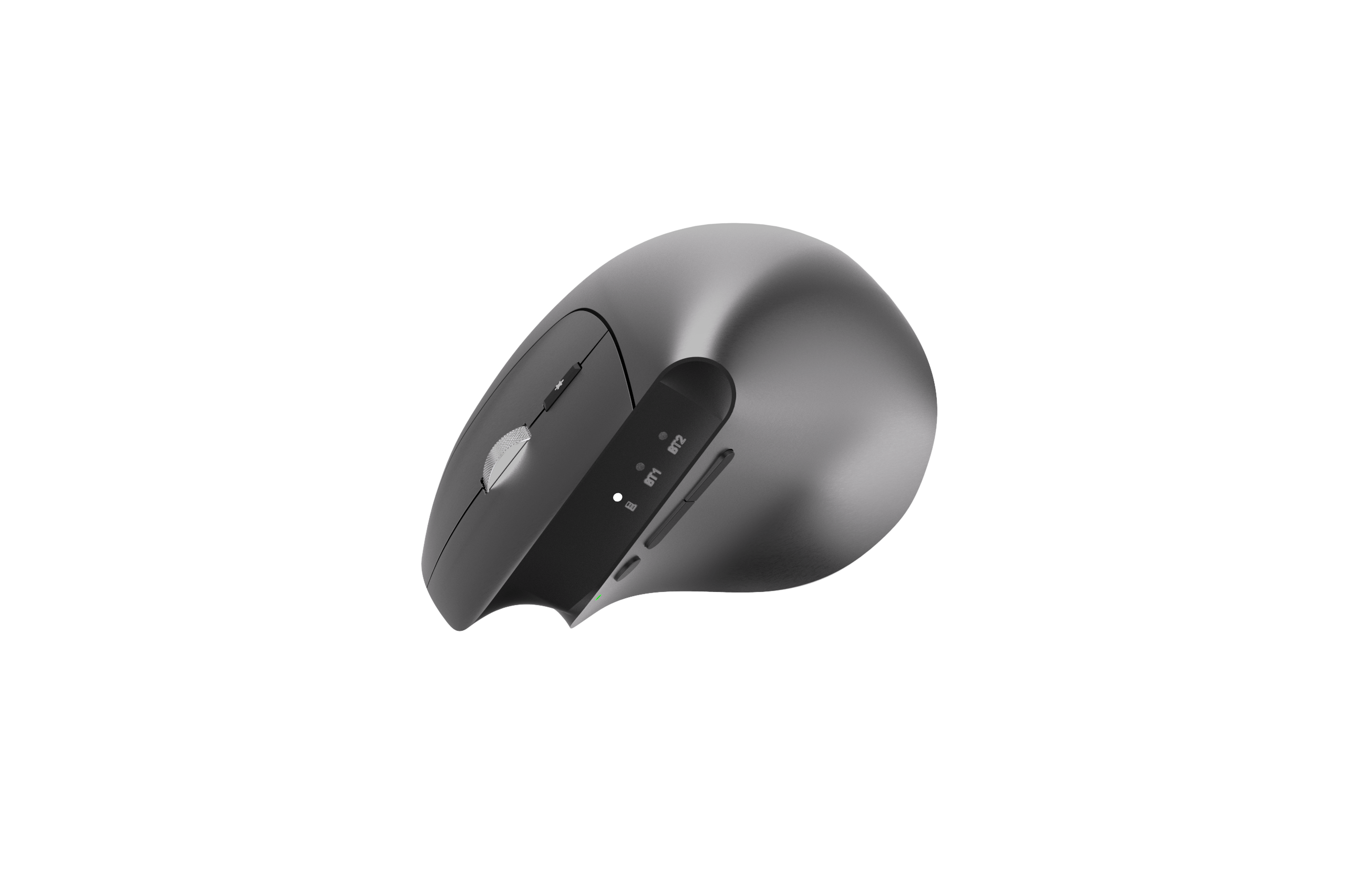 Maus, Notebook Office Maus PUSAT für Wireless/Bluetooth Laptop Grey Ergo Ergonomisch