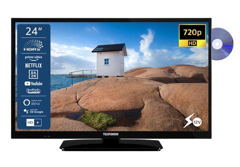 cm, | LED 24 (Flat, TV SATURN Zoll 60 XH24SN550MVD TV) TELEFUNKEN / HD-ready, SMART