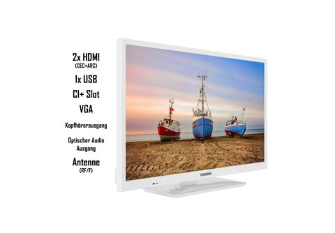 TELEFUNKEN XH24N550M-W LED TV (Flat, HD-ready) MediaMarkt / Zoll 24 60 | cm