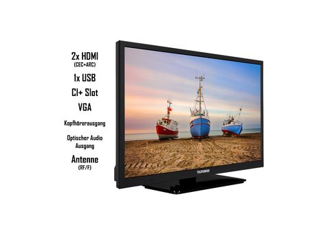 Zoll HD-ready) 60 LED cm, TELEFUNKEN TV (Flat, / 24 | XH24N550M MediaMarkt