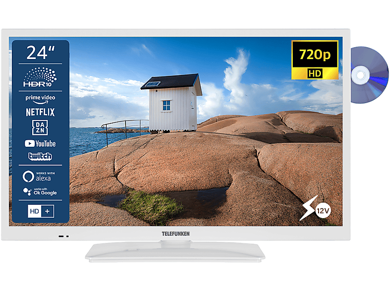 Telefunken Xh24sn550mvd W Led Tv Flat 24 Zoll 60 Cm Hd Ready Smart Tv Mediamarkt 0551