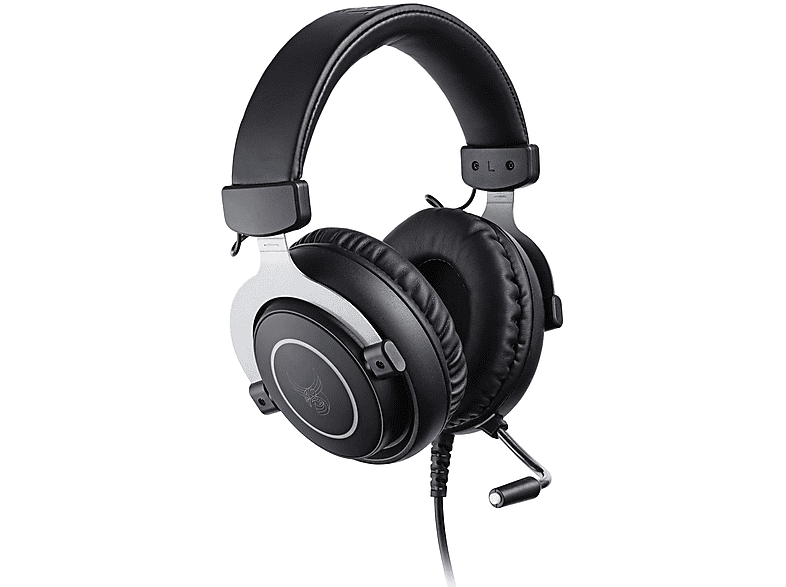 L33T 160396, Over-ear Gaming Headset schwarz