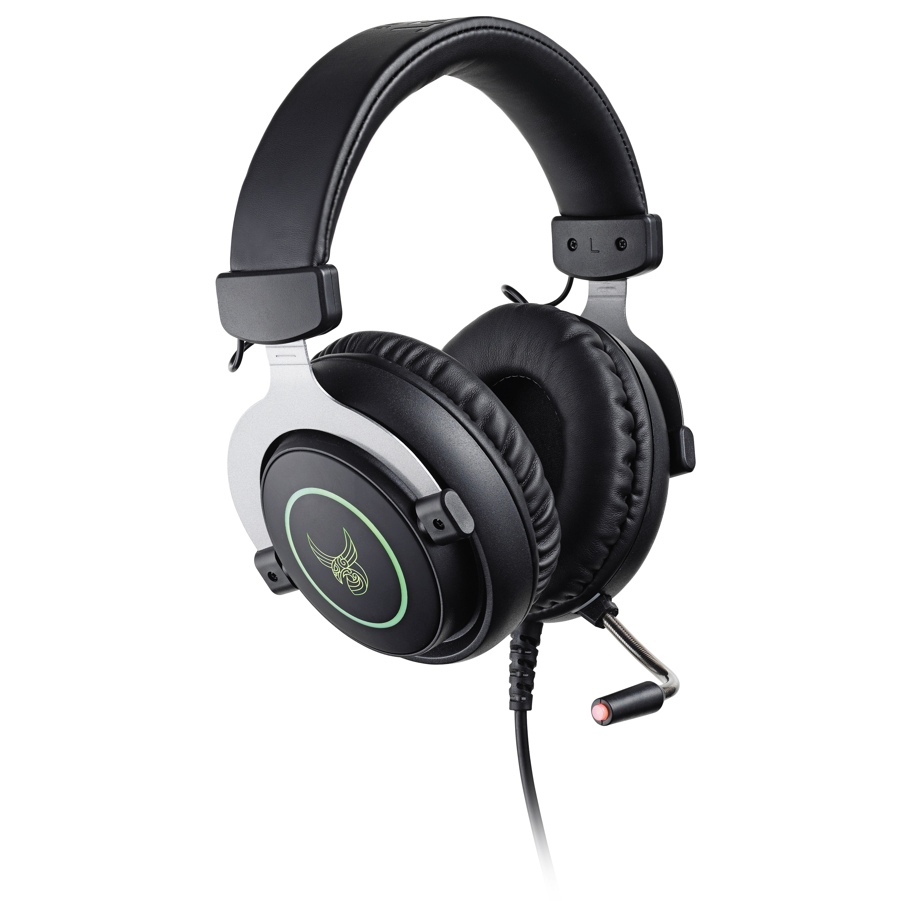 160396, Headset schwarz L33T Over-ear Gaming