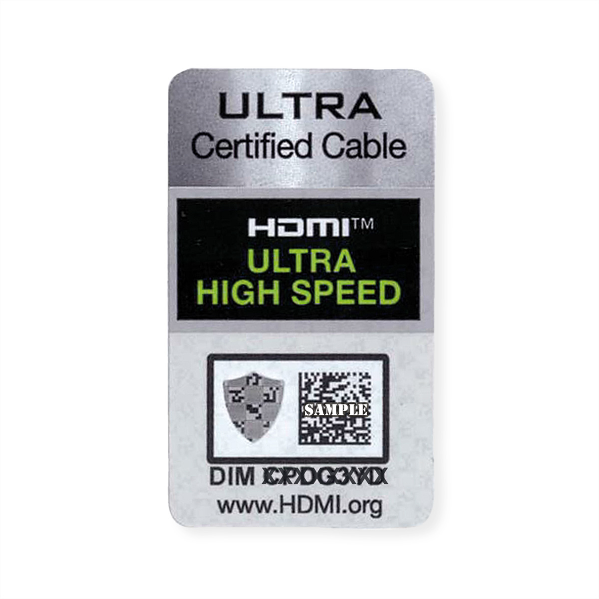 Kabel Ultra 8K HDMI ST/ST HD GREEN mit Kabel Ethernet, mit ROLINE ATC Ethernet Ultra HD HDMI