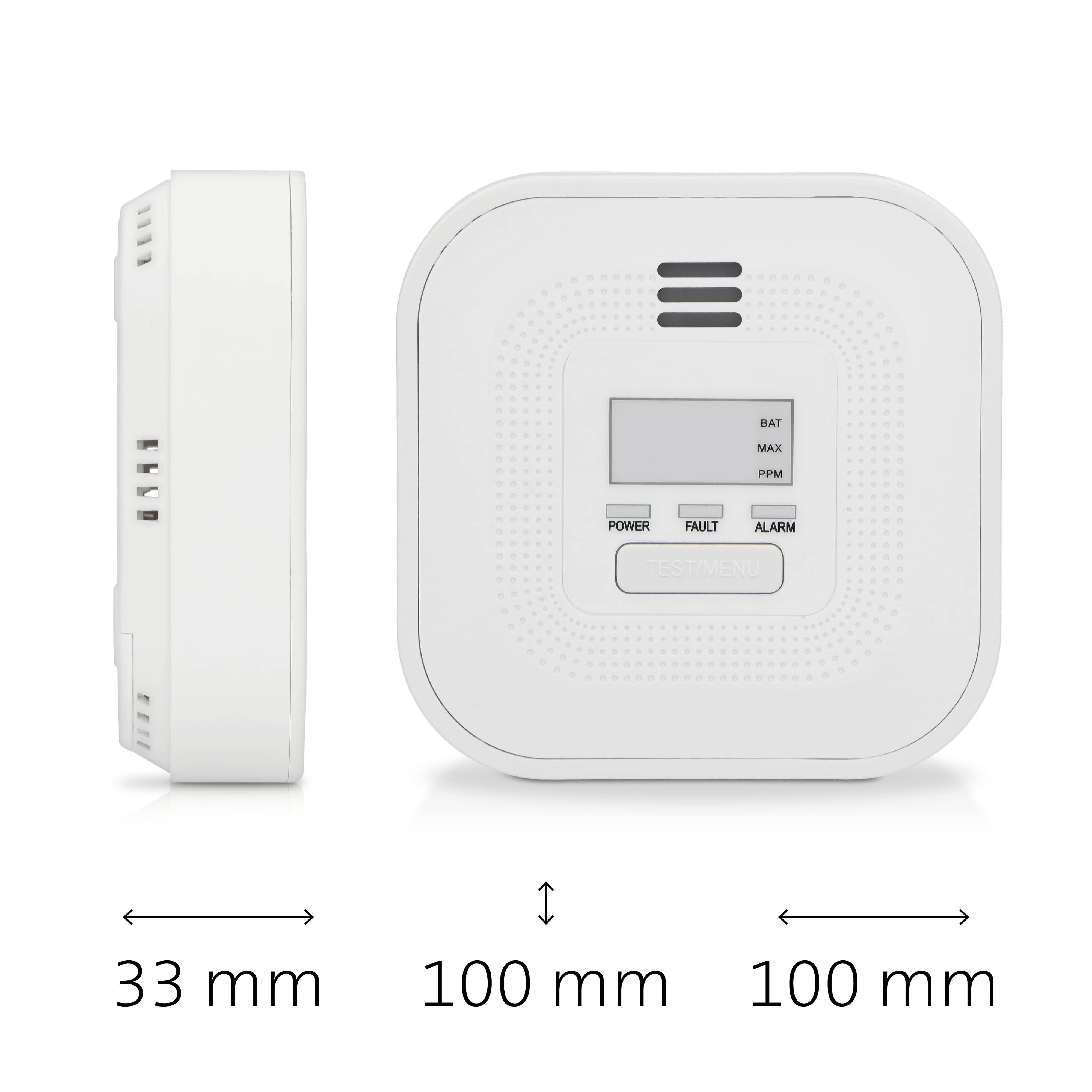 ALECTO COA4010 Kohlenmonoxid-Alarm Weiss