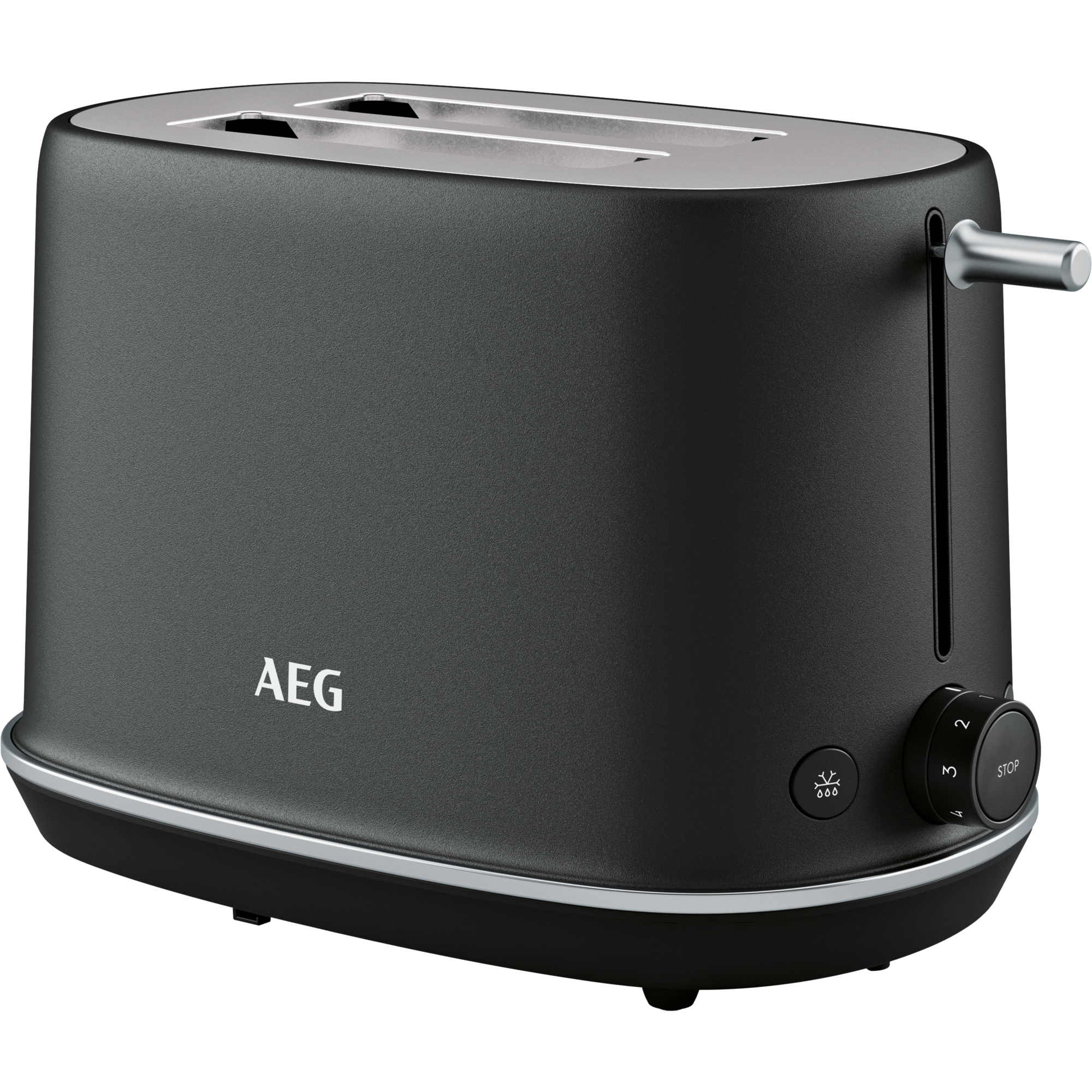 AEG Toaster T7-1-6BP Gourmet 7 Schlitze: 2) Toaster Watt, (980 Black Schwarz Pearl