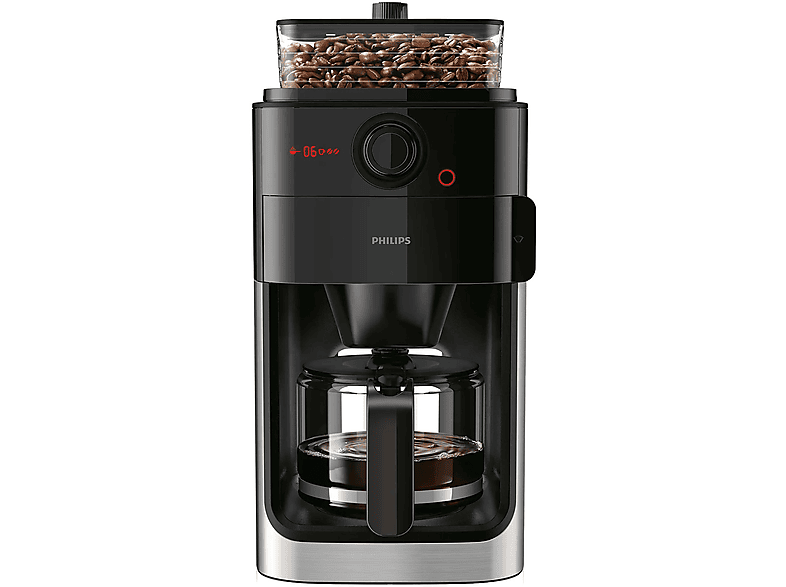 HD7767/00 Kaffeemaschine schwarz PHILIPS Brew | & Grind MediaMarkt