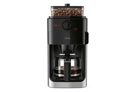 Kaffeemaschine PHILIPS inkl. Dosierlöffel HD7900/50 MediaMarkt Schwarz/Silber Smart All-in-1 Brew, und Duo-Kaffeebohnenbehälter, mit Permanentfilter Dosierung Kaffeemaschine | Mahlwerk, und