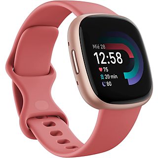 FITBIT Versa 4 Smartwatch Aluminium Silikon, S/L, pink