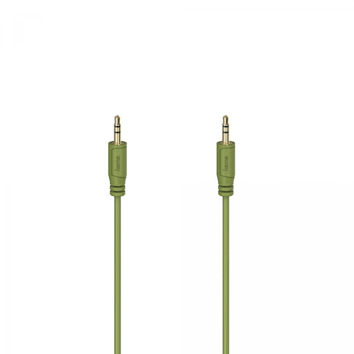 HAMA Audiokabel Flexi-Slim 3,5 mm-3,5 0,75 Audio 0,75 m, m mm Gold Grün Kabel
