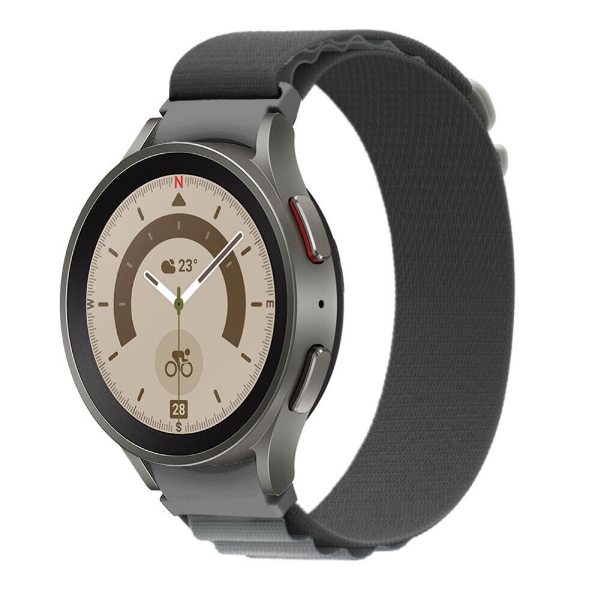 CASEONLINE Artic, Smartband, Samsung, Galaxy (45mm), Pro 5 Grau Watch