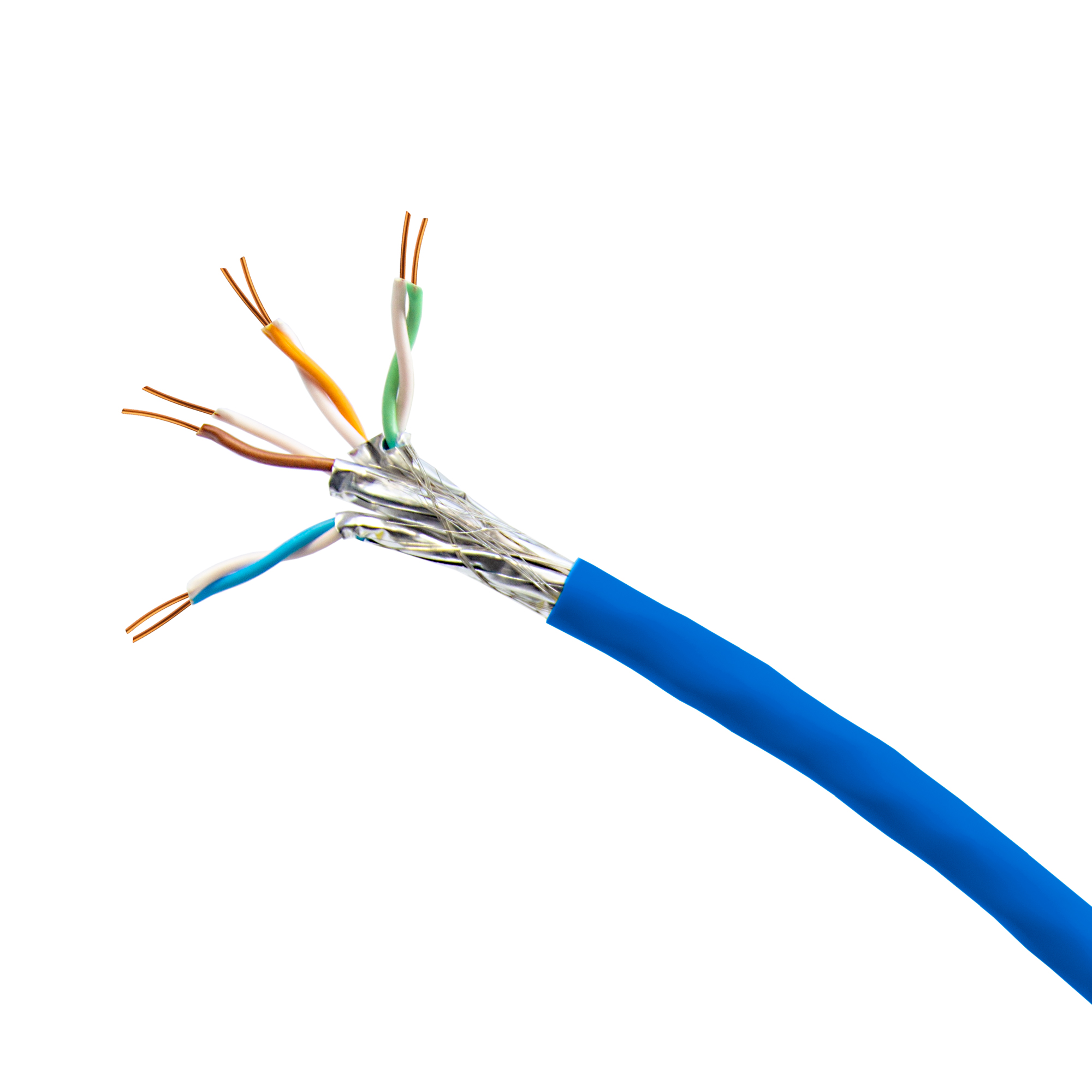 PREMIUMX 250m CAT 8 Netzwerkkabel Ethernet Datenkabel, m 250 LAN Simplex Kabel Netzwerkkabel