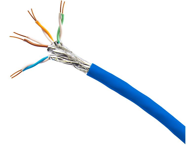 PREMIUMX 250m CAT 8 Netzwerkkabel Ethernet Datenkabel, m 250 LAN Simplex Kabel Netzwerkkabel