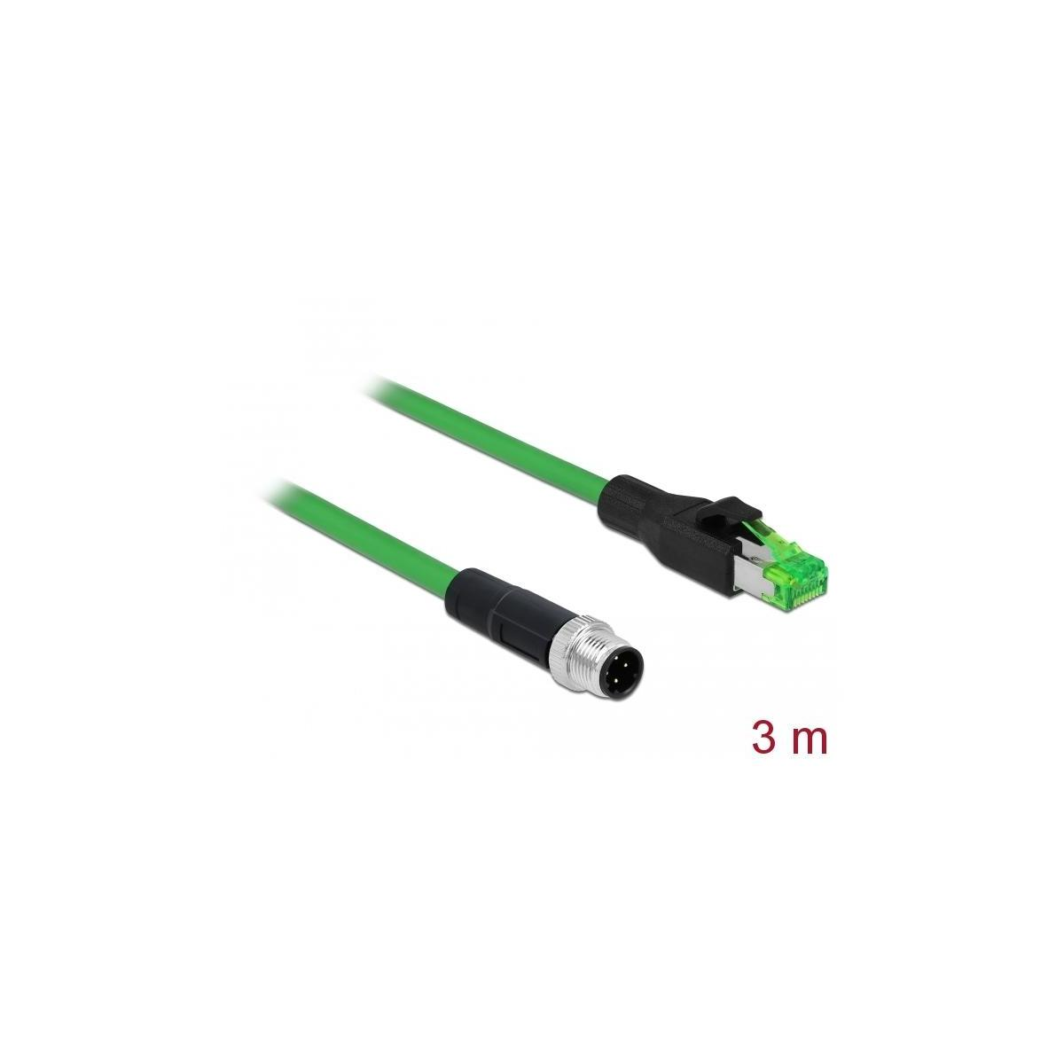 85439 Patchcable Grün DELOCK Cat.6a,