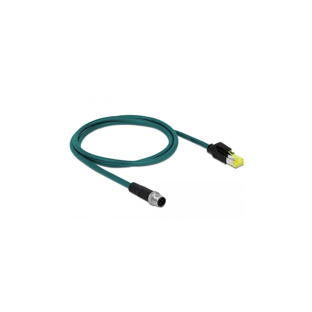 Türkis DELOCK Cat.6a, Patchcable 85442