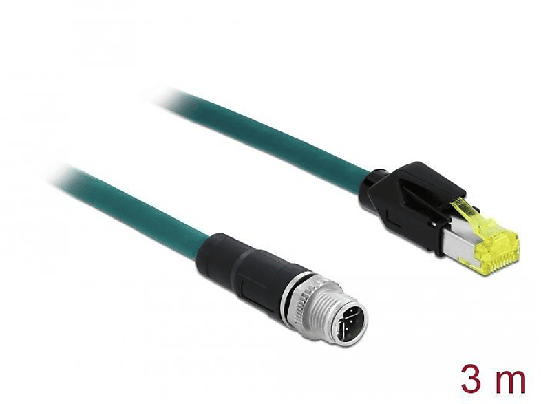 DELOCK 85431 Patchcable Cat.6a, Türkis