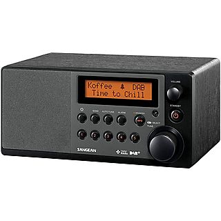 Radiodespertadores  - Sangean DDR-31+ Black / Radio despertador de estantería SANGEAN, Negro
