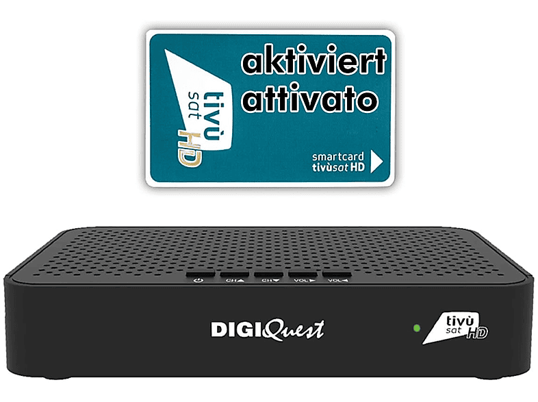 DIGIQUEST Classic Q30 SatReceiver (DVBS2, Schwarz) MediaMarkt