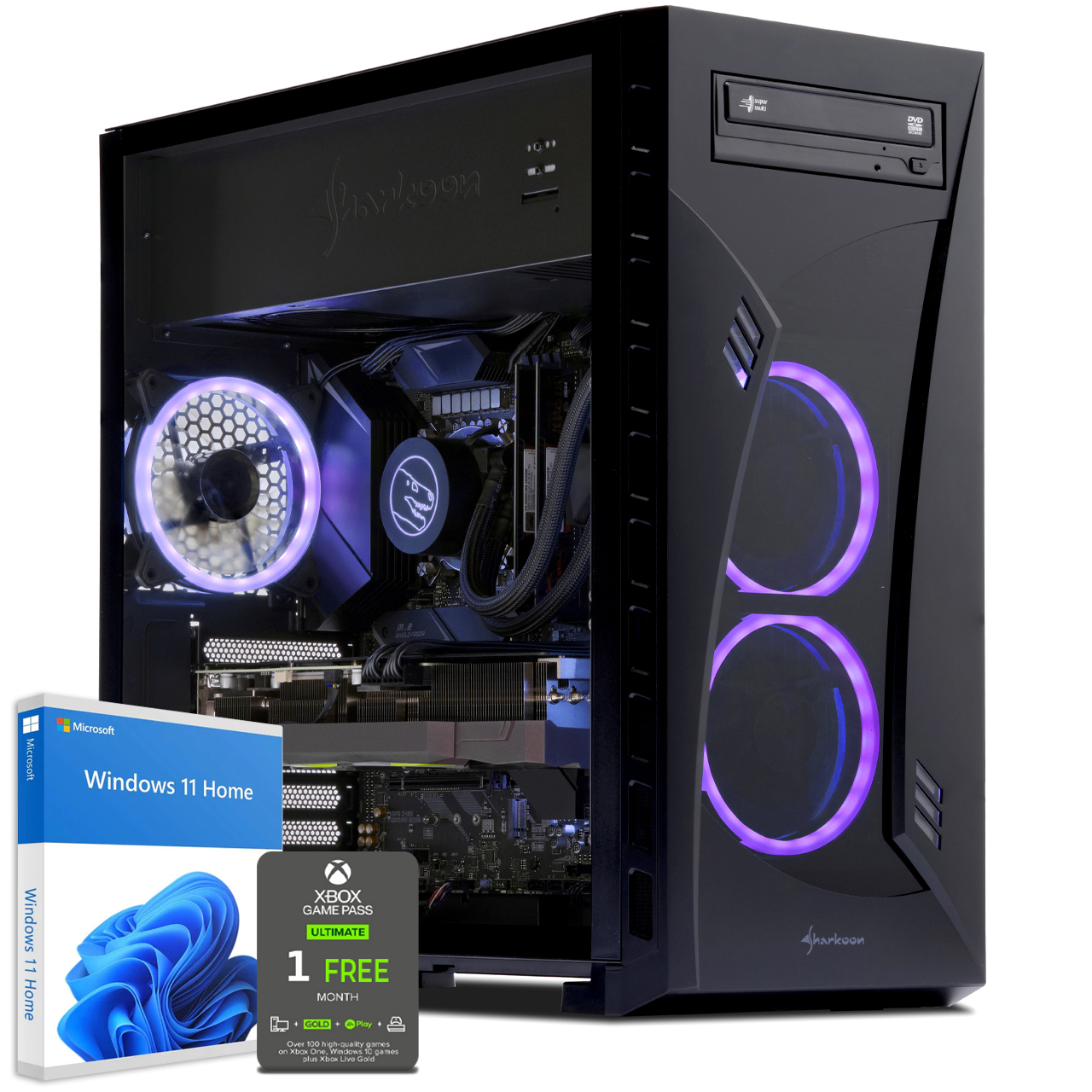 SEDATECH Intel PC Core™ Gaming mit 11 RX 32 Home Prozessor, mit i9-12900KF 1000 Intel® RAM, AMD Wasserkühlung, i9 SSD, mehrsprachig, 6700 GB Radeon™ GB Windows GB XT, 12