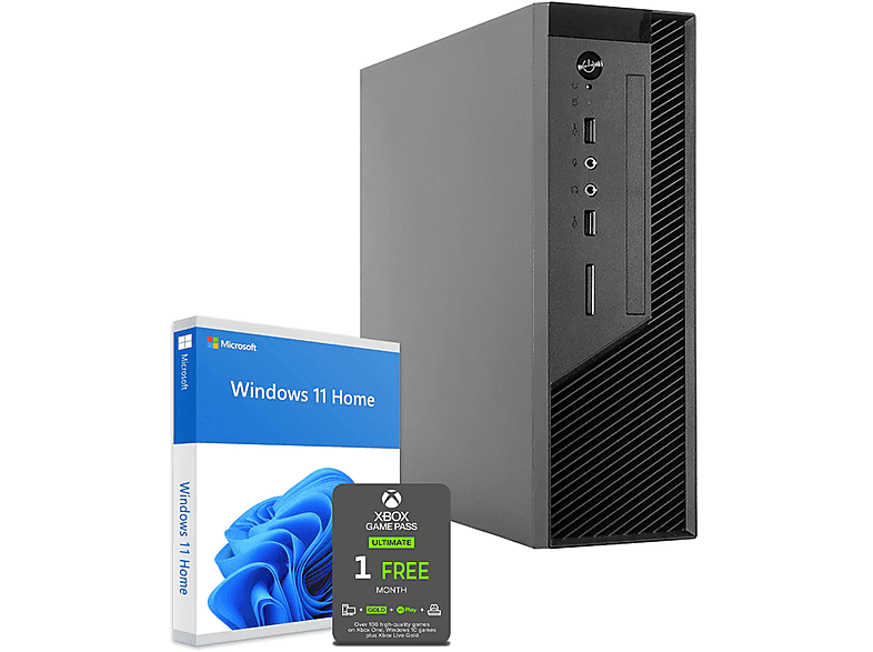 SEDATECH AMD Ryzen 7 4700G, Windows 11 Home mehrsprachig, PC-desktop mit AMD Ryzen™ 7 Prozessor, 8 GB RAM, 500 GB SSD, 3000 GB HDD, AMD Radeon™ Onboard Graphics