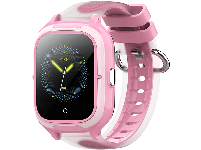 Pink DF55 Silicone, CHILLI BLUE Smartwatch
