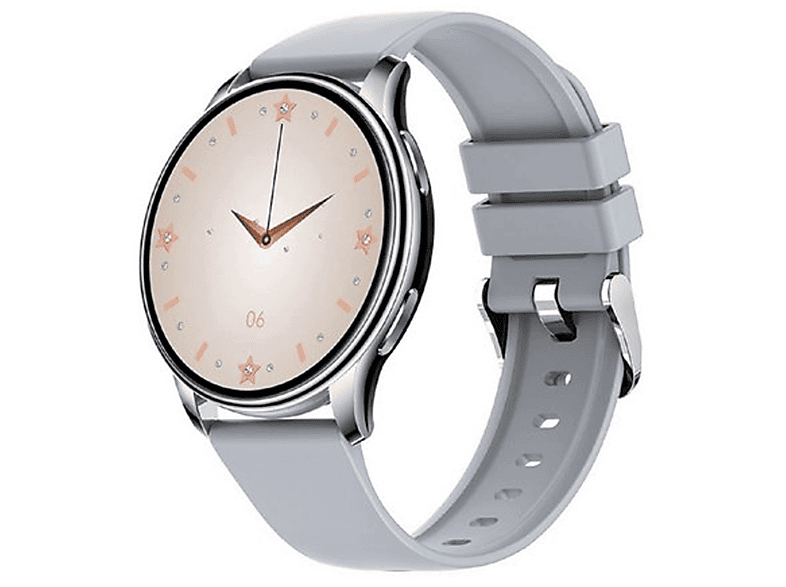 KM09 Smartwatch KAREN Silicone, M Grey