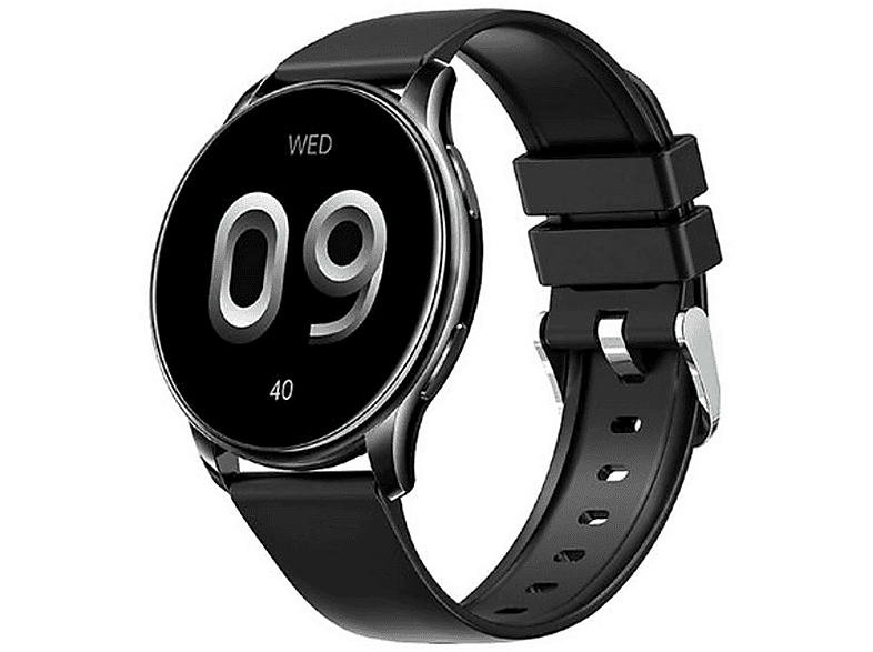 KAREN M KM09 Black Smartwatch Silicone