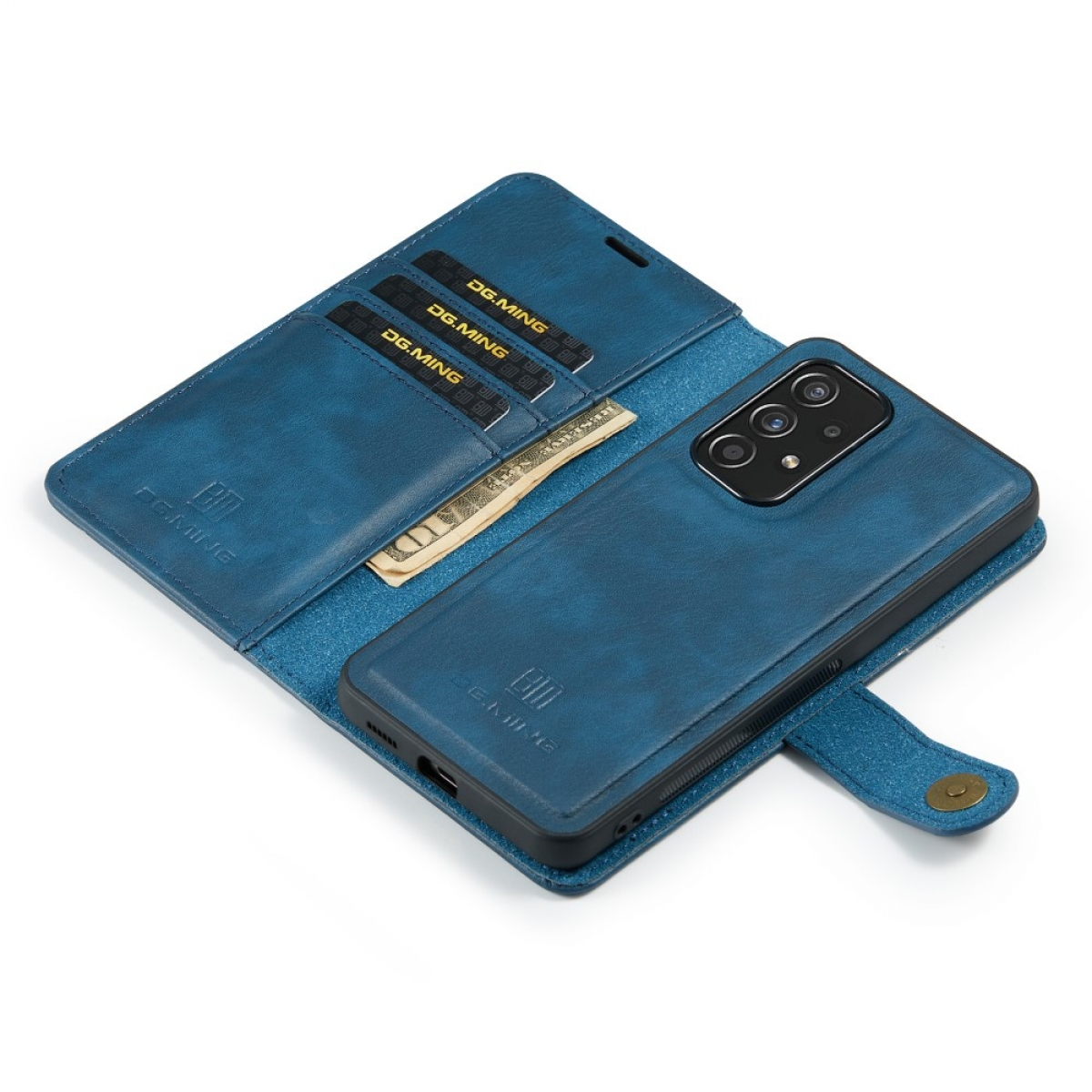 MING 5G, DG Samsung, 2in1, Bookcover, Galaxy A53 Blau