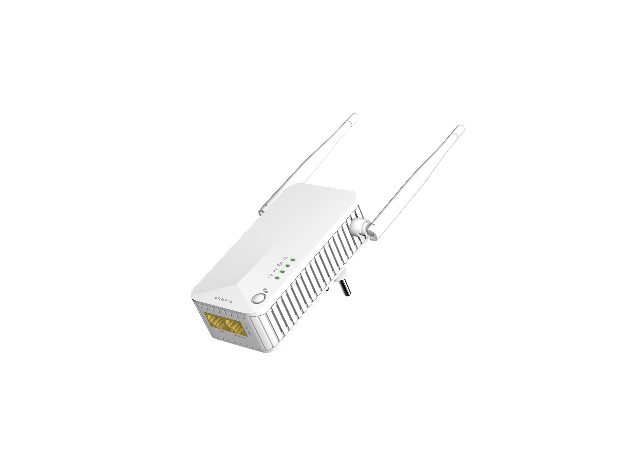 STRONG Powerline 600 Duo EU Set Powerline LAN WLAN 600 kabelgebunden, Mbit/s kabellos