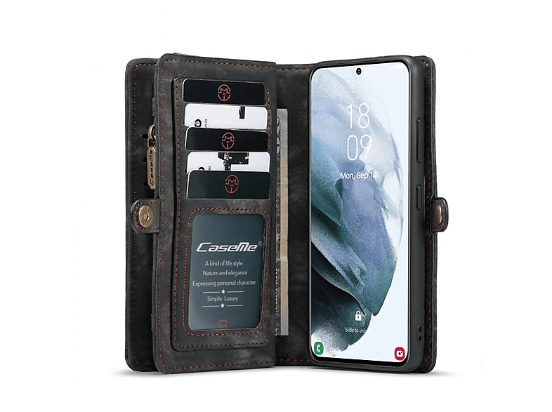 CASEME Multi, Bookcover, Samsung, Galaxy S20 Ultra, Schwarzgrau