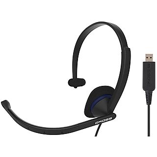 Auriculares con cable - KOSS CS195 USB, Supraaurales, Negro