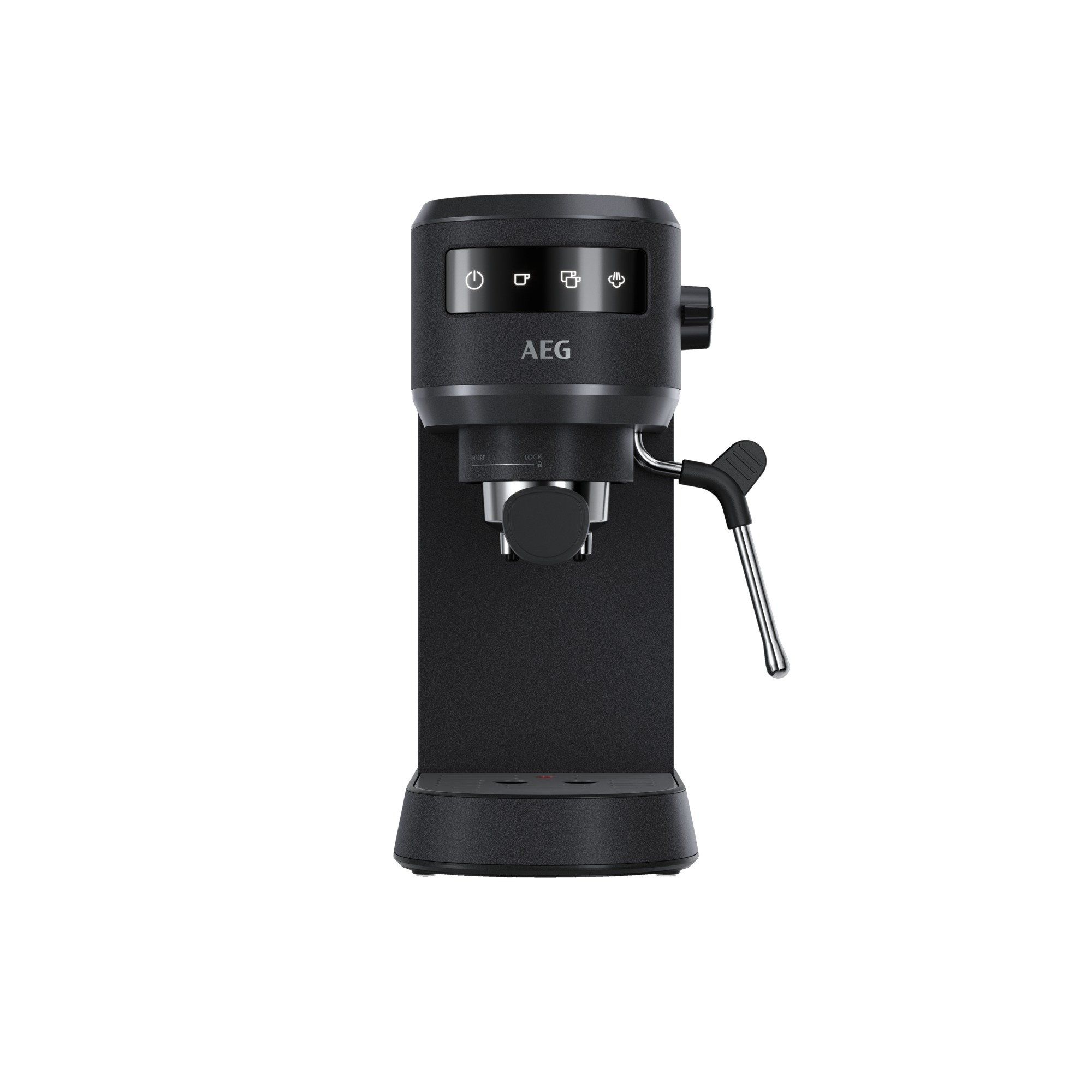 Black EC6-1-6BST Espressomaschine Black Pearl 6 AEG Gourmet Siebträgermaschine Pearl Espresso