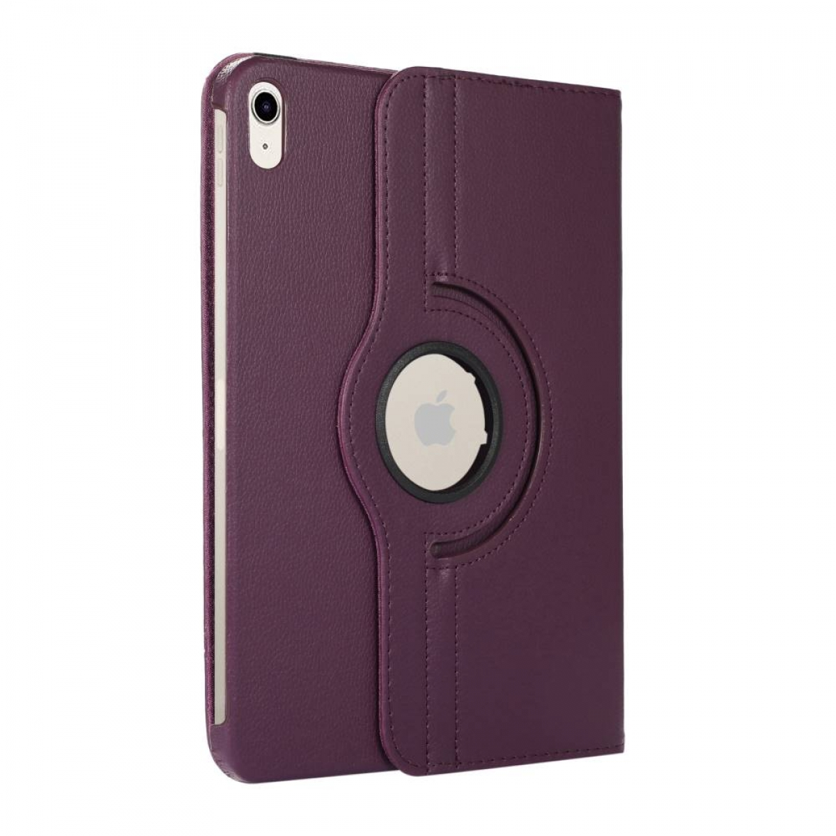 Leather, Full Tablethülle für Violett Cover Drehbar CASEONLINE Apple 360 Synthetic