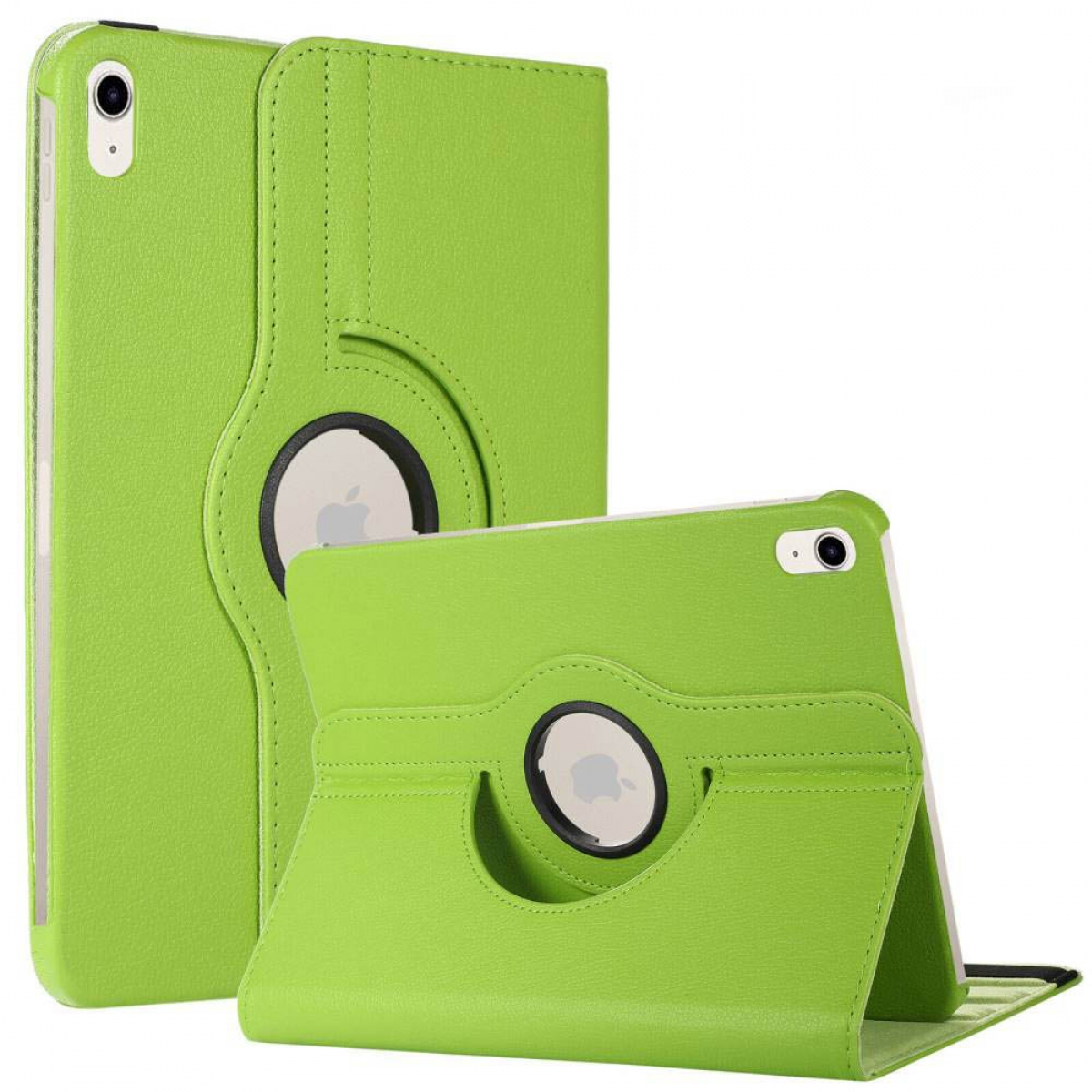 CASEONLINE Apple Drehbar für Full Cover 360 Leather, Grün Synthetic Tablethülle