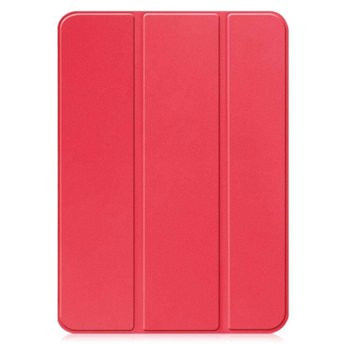 für CASEONLINE Aktiv Bookcover Rot Apple Tablethülle Kunststoff,