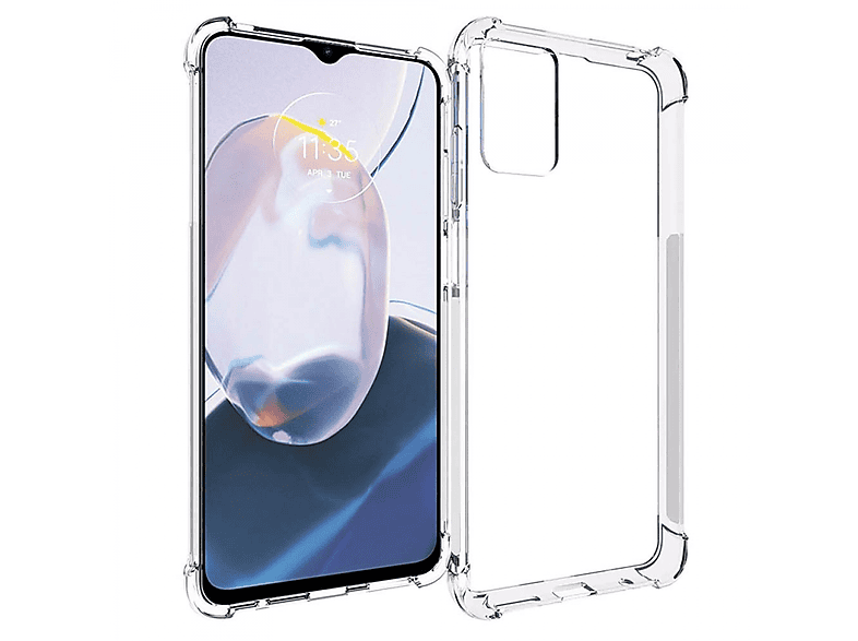 CASEONLINE Shockproof Tablethülle Backcover für Transparent Motorola Silicone