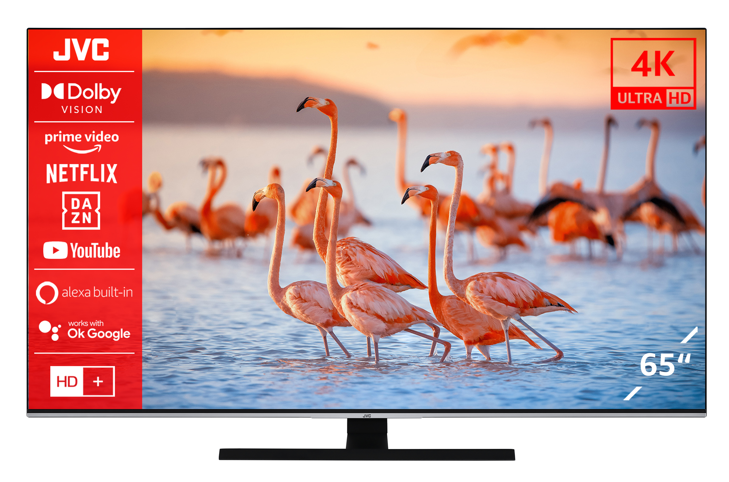 cm, LT-65VU8156 TV) 4K, LED 164 / (Flat, Zoll 65 JVC TV SMART UHD